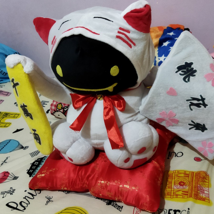 Limited Edition Maneki-Neko Deviruchi Plush Ragnarok Online Lucky Cat