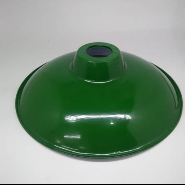 Kap Lampu Jalan WD Hijau Gantung E27 / Lampu Tiang/ Kap Jalan Gantung / Lampu Rumah Pabrik