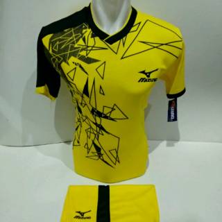 setelan olahraga kaos bola jersey futsal baju volly mizuno