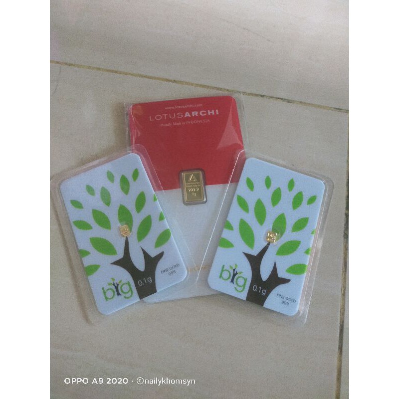 logam mulia big gold 0,1 gram emas