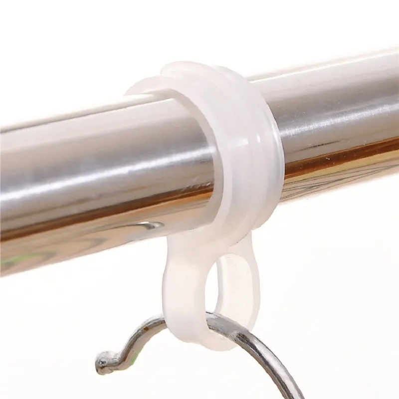 10Pcs Windproof Hook for Clothes Hanger Rod / Laundry Clothes Hanger Buckle Hook Clip /  Clothes Hanging Buckle