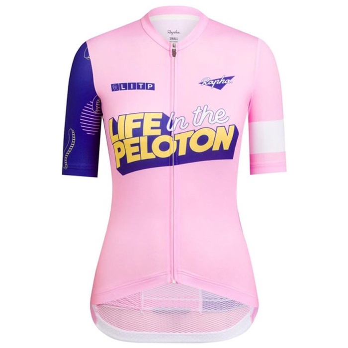 Baju Jersey Sepeda Lengan Pendek Wanita Roadbike Rapha PRO TEAM AERO