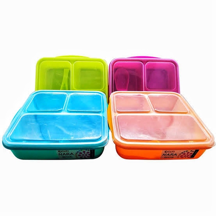 Jual Toples Makanan Kotak Makan Plastik Lunch Box Ompreng Plastik Misting Bulat Shopee 6375