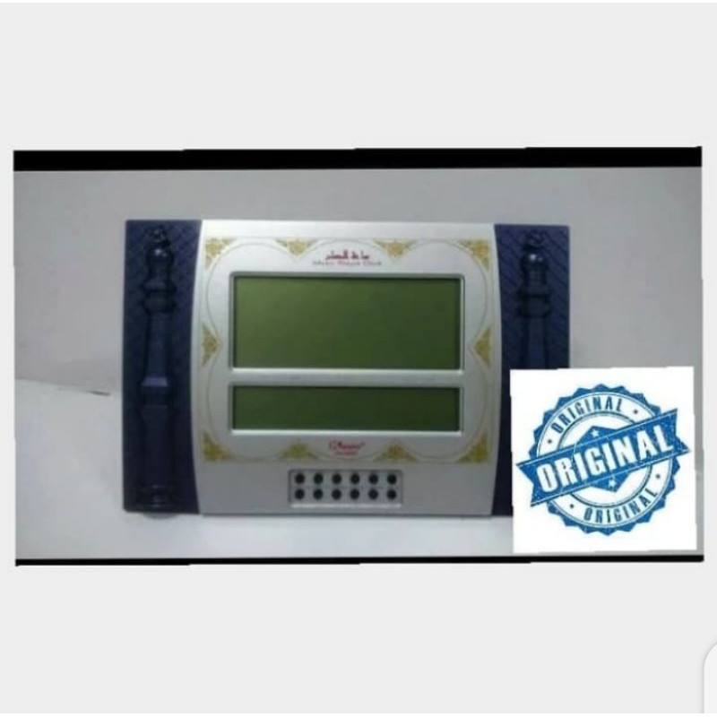 Jam Meja Dinding Digital Adzan Alarm Adzan Kenko KK 6833