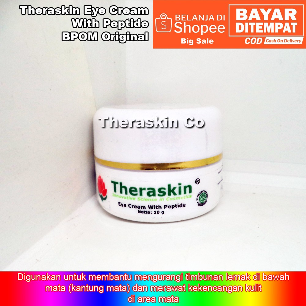 theraskin eye cream with peptide