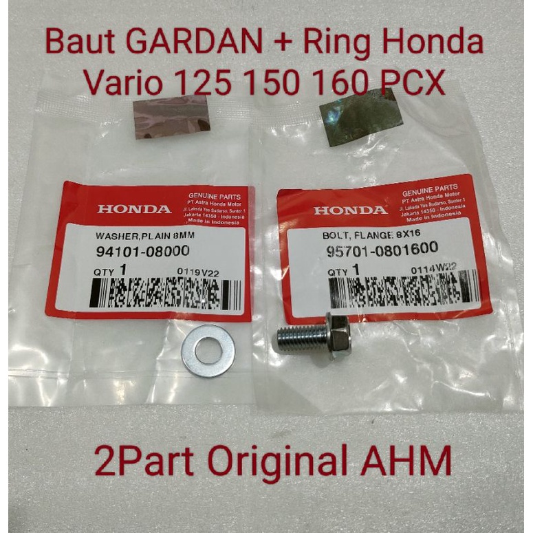 Baut 8x16 GARDAN Honda Vario 125 150 160 PCX Ori AHM
