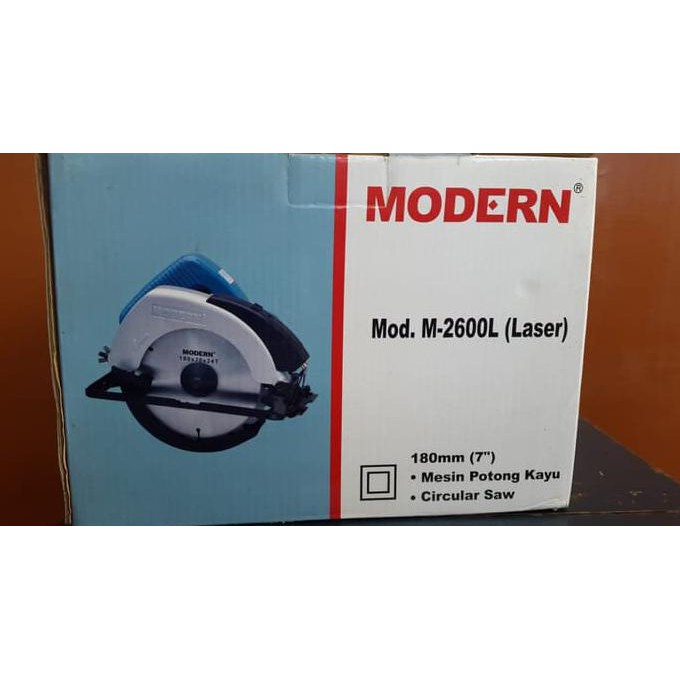 mesin potong kayu m-2600L modern - Biru
