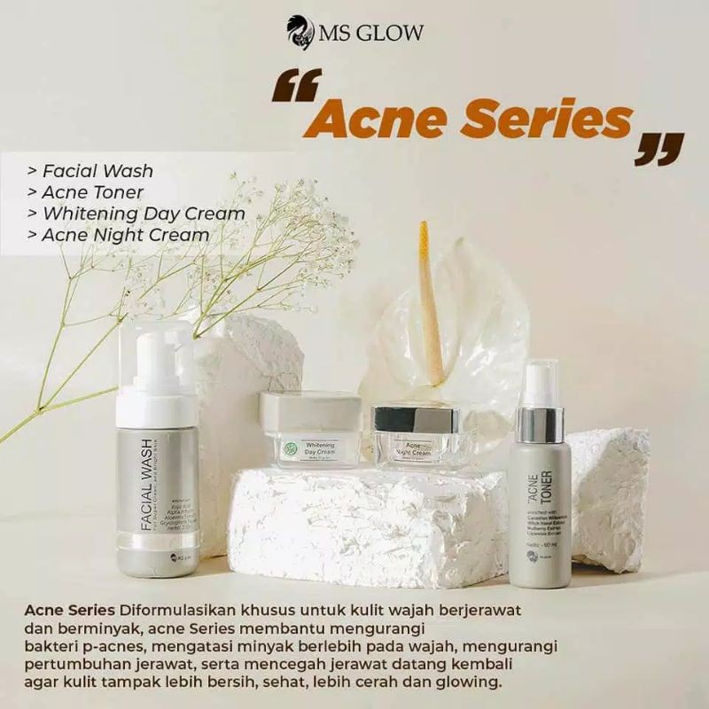 MS GLOW PAKET ACNE/PAKET ACNE MS GLOW