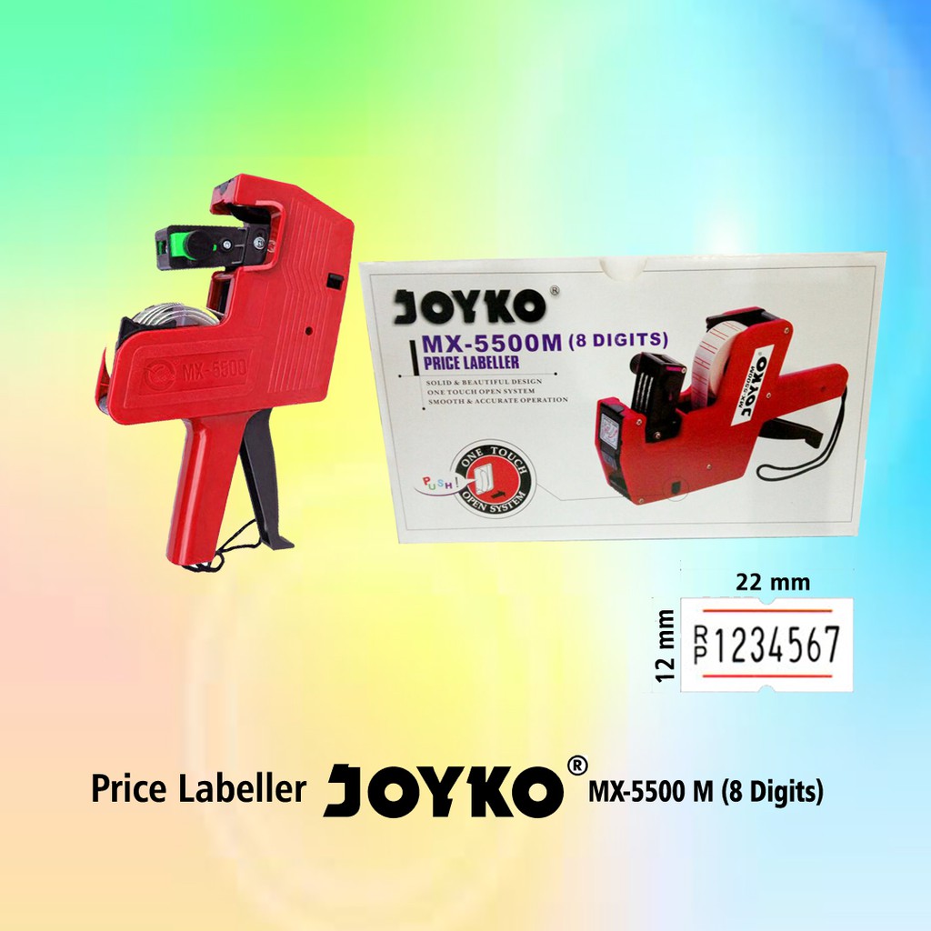 

Mesin label Harga Joyko MX-5500M (1 Baris)