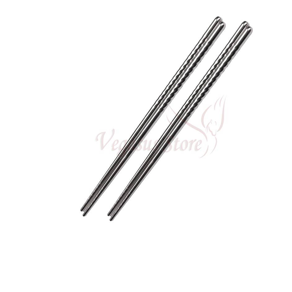 [3 Pasang lebih Murah] Sumpit Stainless Stell Sumpit Korea- Sumplit Murah-Vegasusstore1