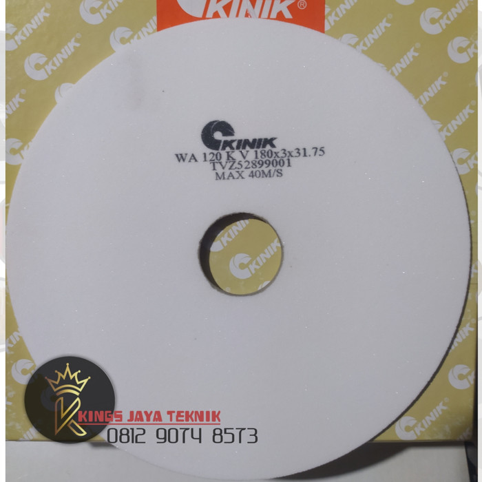 BATU GERINDA KINIK GRINDING WHELL 180 X 3 X 31.75 WA 120 KV