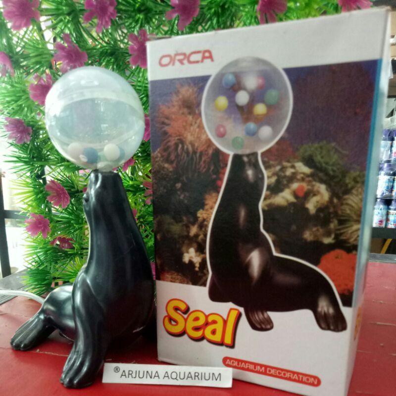 Sealing aquarium decorations