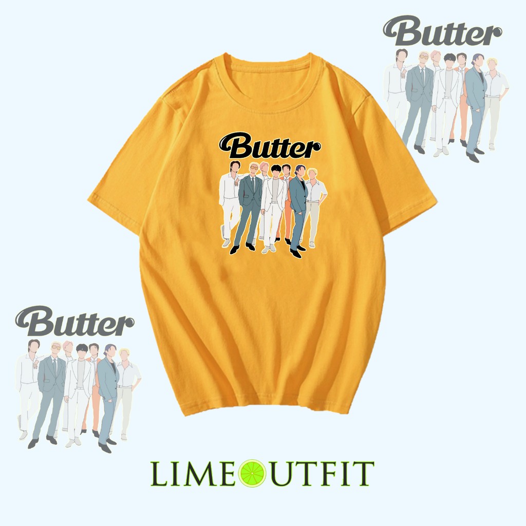 BUTTER BTS PHOTO - KAOS BUTTER BTS/BAJU BUTTER BTS/KAOS KPOP