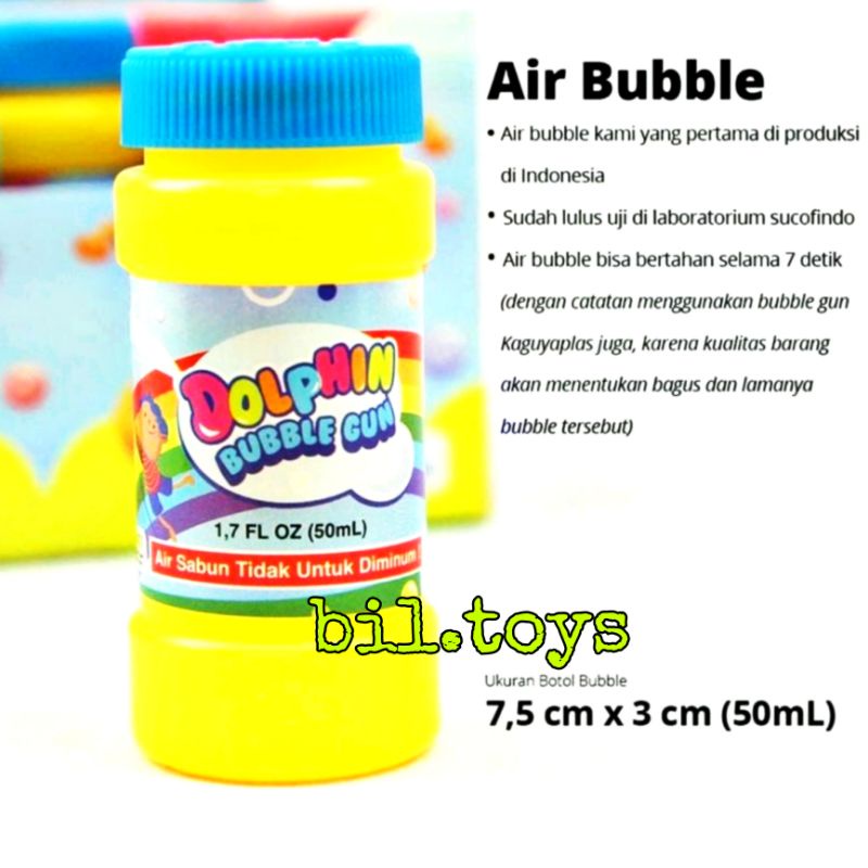 MAINAN ANAK REFIL WATER BUBBLE ISI ULANG AIR GELEMBUNG SABUN UNTUK BUBBLE CAM GUTLING MAINAN SABUN