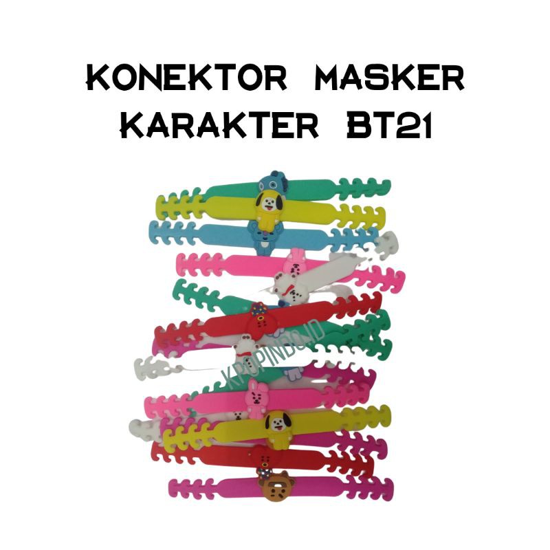 

KONEKTOR KARAKTER BT21 FREE GIFT DAN PACKING BOX [BACA DESKRIPSI]