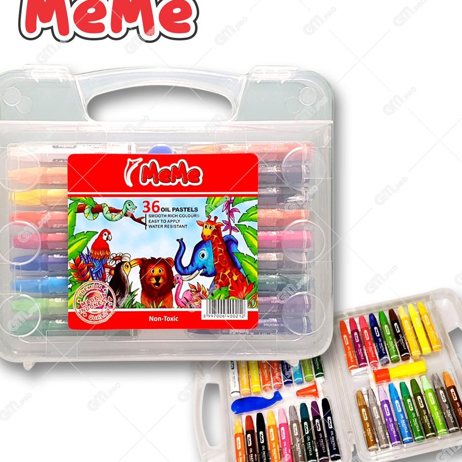 

Berkualitas! Crayon Meme 36 warna / Oil Pastel Meme 36 Colors / Krayon Oil Pastel Meme 36 warna