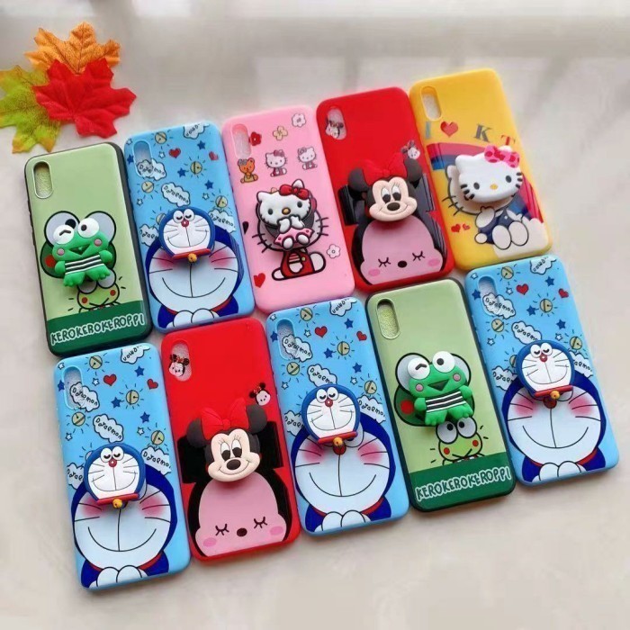 Case Kartun + Pop Socket Realme narzo 20/naro 20a/narzo 30a