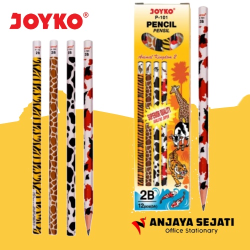 

Pensil 2B Joyko P - 101 ( Animal Kingdom ) / Perlusin (12pcs)