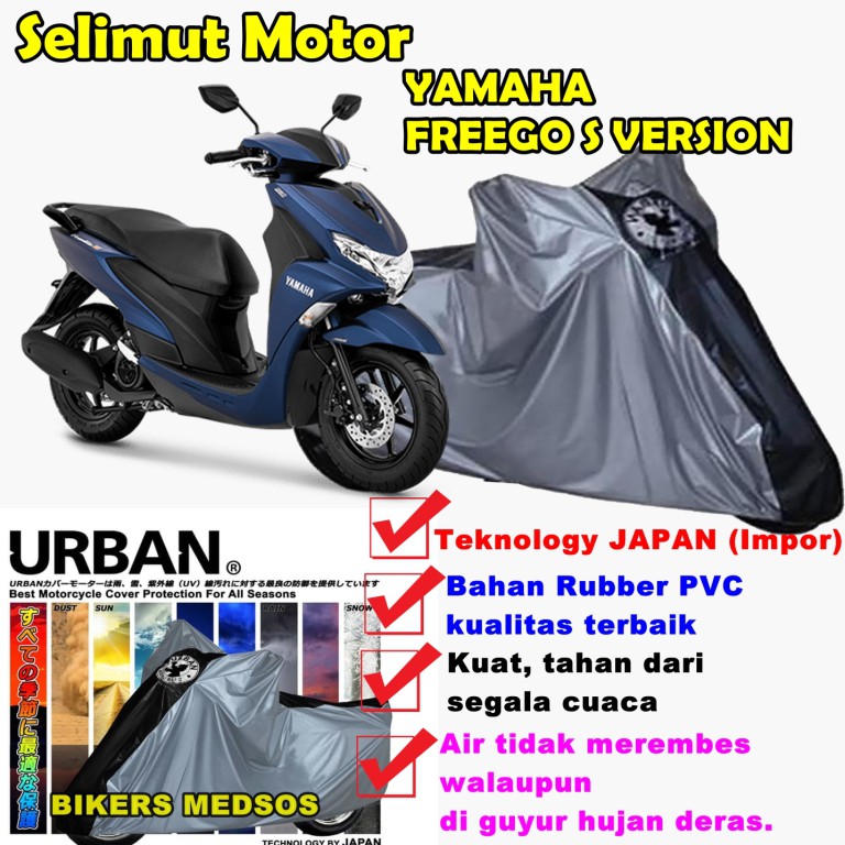 Cover Sarung Selimut Motor Yamaha Freego S Mantel Tutup Motor FreeGo S Version ABS