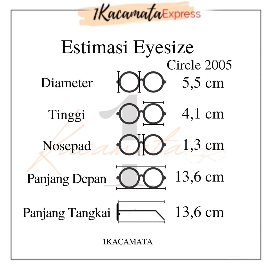 PAKET FRAME + LENSA KACAMATA HITS KEKINIAN CILLA