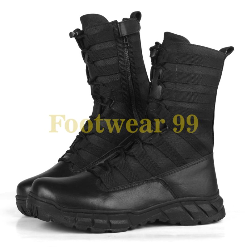 SEPATU PDL Ninja TNI POLRI Boots Safety 10 inch GRATIS KAOS KAKI