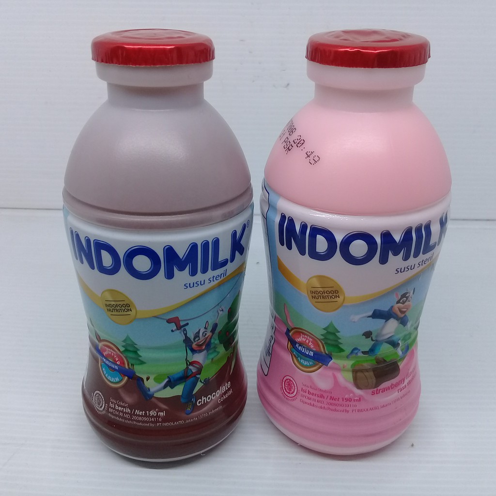 

Indomilk Botol Susu Steril 190 ml Chocolate / Strawberry