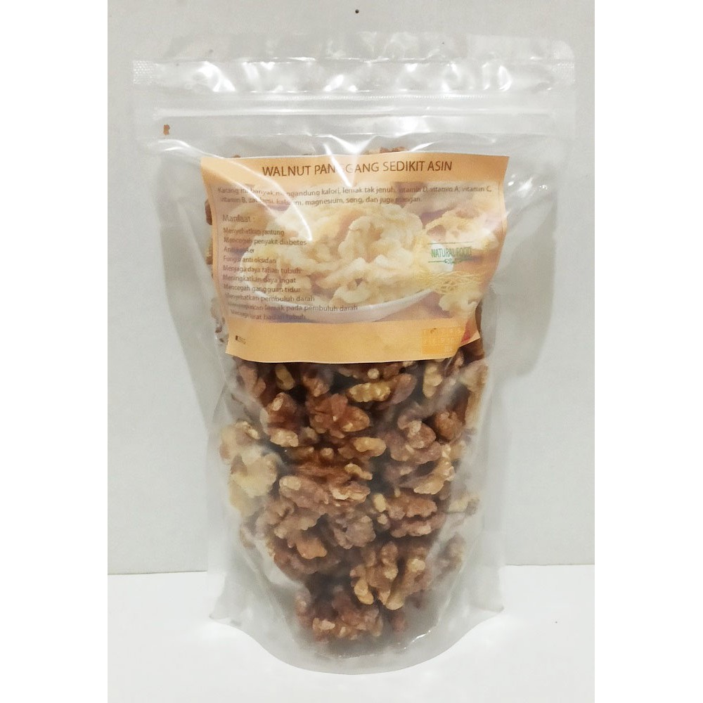 

Walnut Panggang Sedikit Asin - 250 Gr