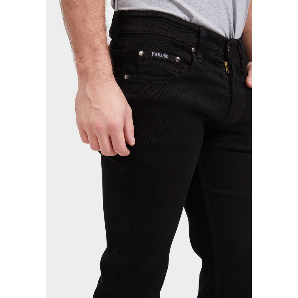 JBBoss Celana Panjang Jeans Polyring Stretch Regular Fit (Black) / Ramayana Jatinegara