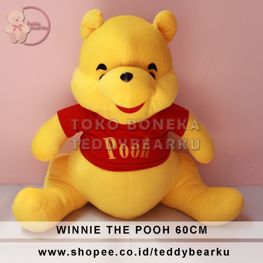 BONEKA WINNIE THE POOH IMUT JUMBO 60CM DUDUK