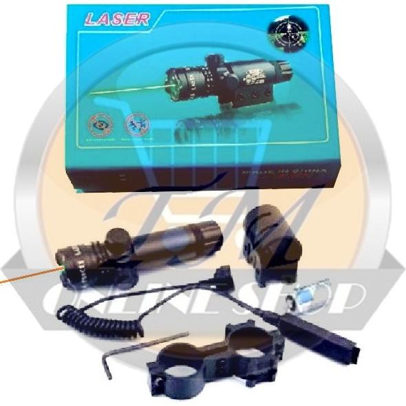 READY STOK  Red Dot Laser Rifle Scope (Cahaya / Nyala / Sinar Merah) Senapan Angin / Airsoftgun / Ai