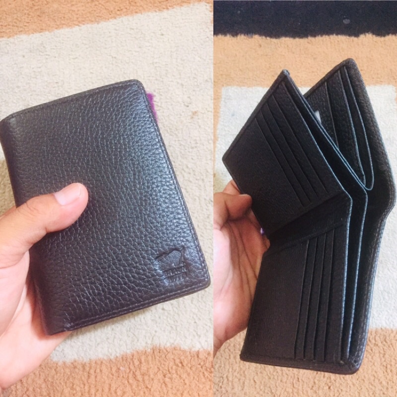 dompet lipat buku model 3 dimensi bahan kulit asli lokal #dompet #dompetkulit #dompetpria #dompet