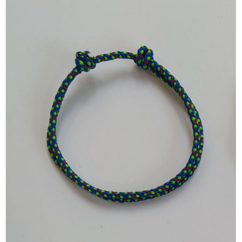 Gelang Tali Simple Prusik Tali Gunung Outdoor-Biru Merah Hijau