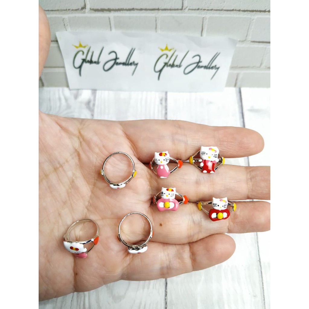 CINCIN ANAK KARAKTER SILVER PERAK ASLI S925 GLOBAL JEWELLERY CK013