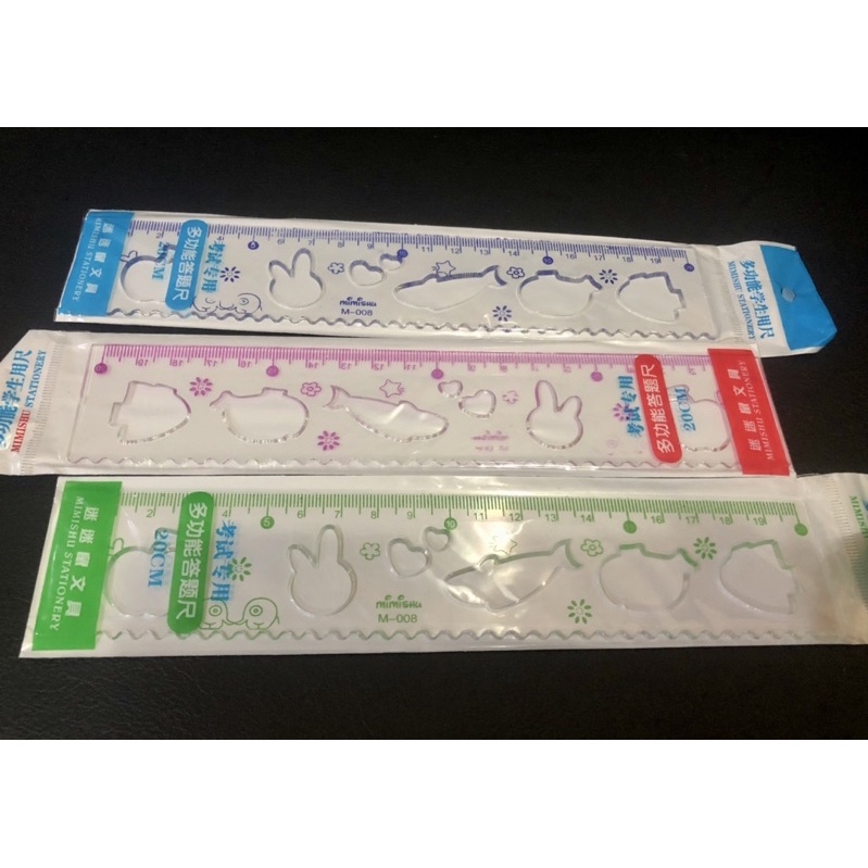 

Penggaris / mistar / ruler 20cm bentuk binatang / animal (satuan)