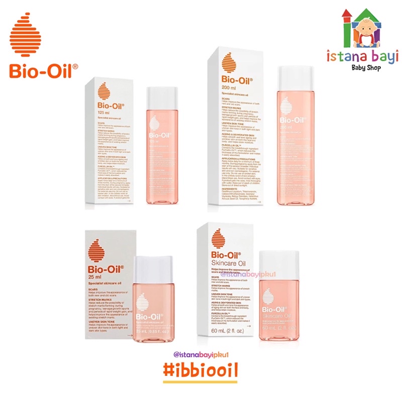 BIO OIL Skincare Minyak Perawatan Kulit/Minyak penghilang bekas lusa/penghilang stretch marks