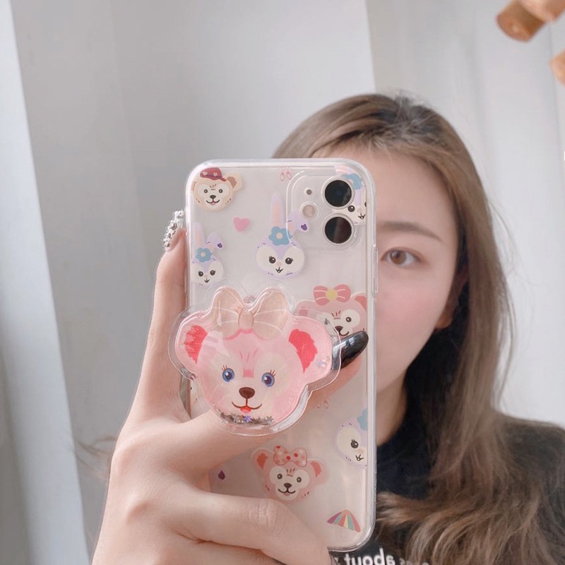 Case Pelindung Transparan Motif Kartun Kelinci Beruang Untuk Iphone 14 7 8 SE2020 7 + 8 PLUS 11 12 13 Mini PRO MAX