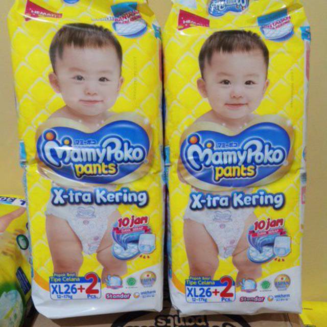 MamyPoko Pants Extra Kering XL26 XL 26+2 | Pampers Mamy