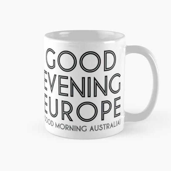 Mug Gelas Good Evening Europe
