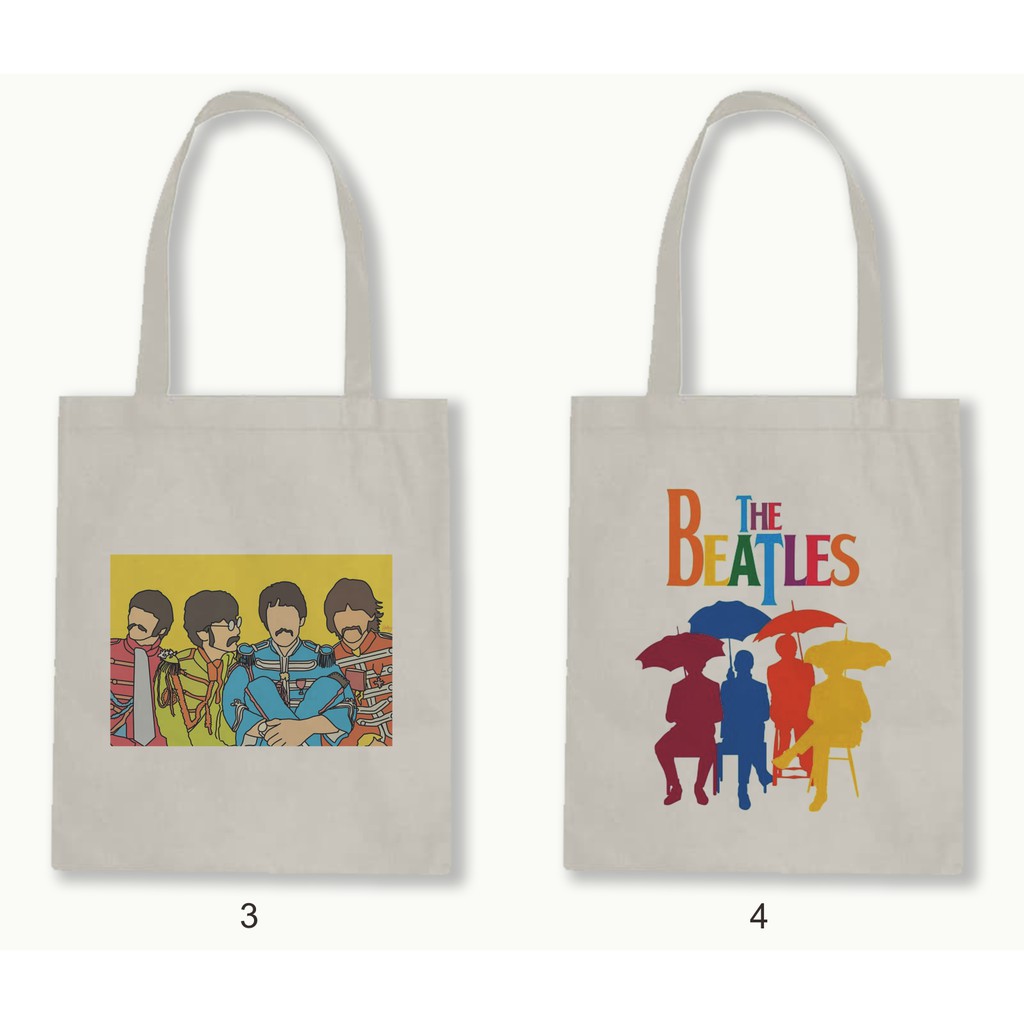 TOTE BAG RESLETING - THE BEATLES series.01