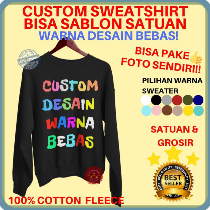 custom sweater satuan