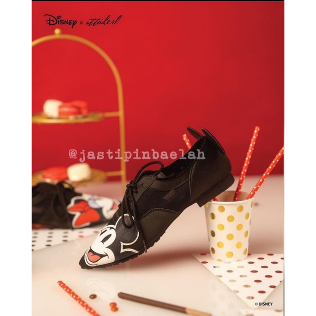 [READY] Ittaherl X Disney Mickey Minnie Vol.2 Smooch Sneakers Ink 35 37 38 39 40