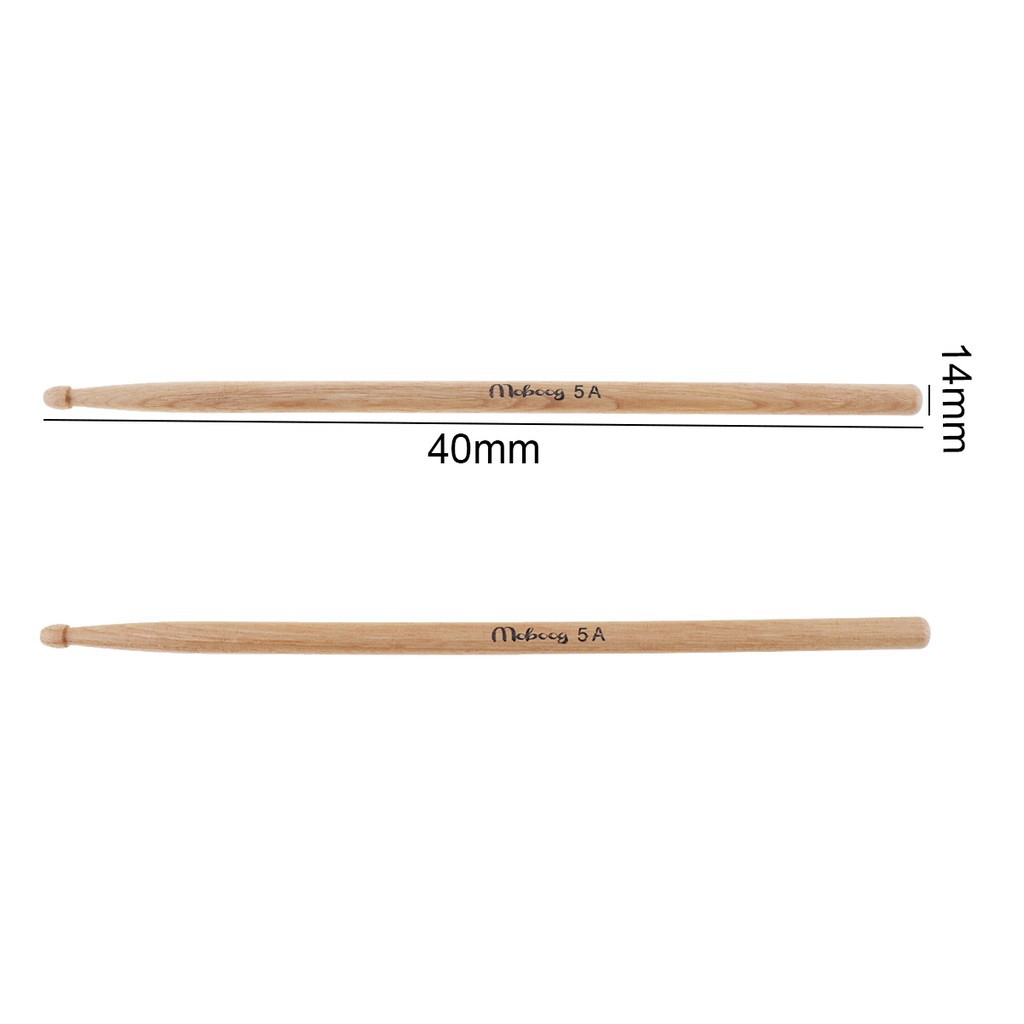 1 Pasang Stik Drum Hickory 5A Untuk Band Musik Jazz