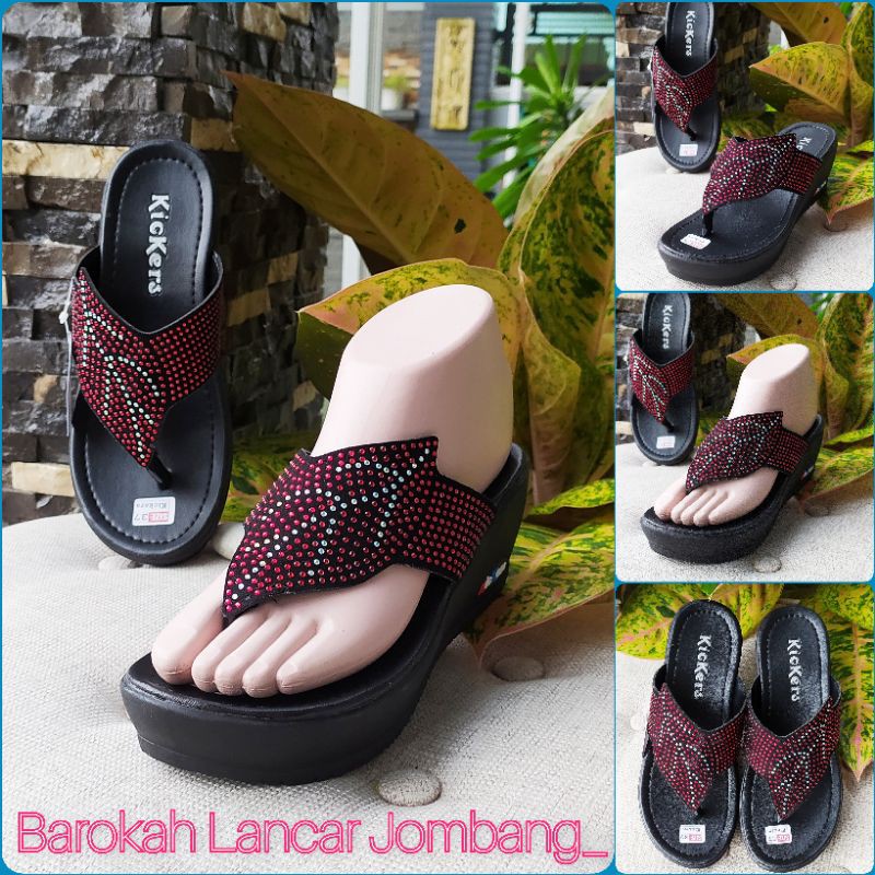 SANDAL WEDGES WANITA JAPIT ANDIN SR 01 SIZE 37-40