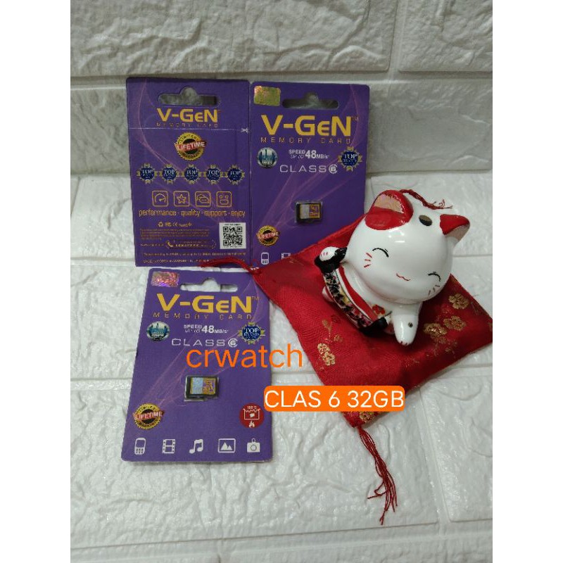 GROSIR MEMORI CARD V-GEN CLAS6 32GB MMC V-GEN 32GB SD CARD VGEN 32GB CLAS 6 ORIGINAL TF SD CARD VGEN