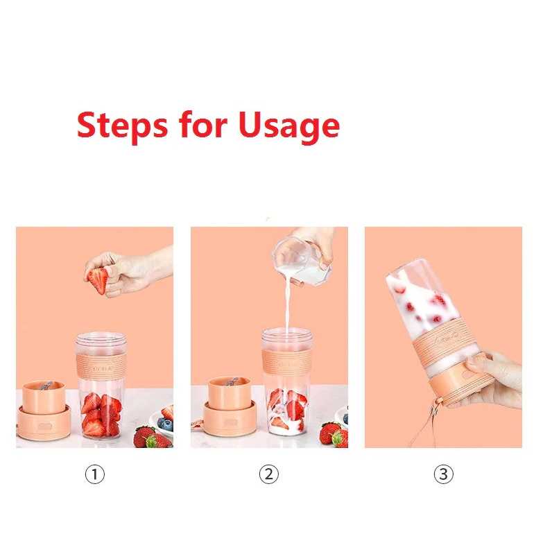 Luicy Blender Buah Mini Portable Juicer Cup 300ml