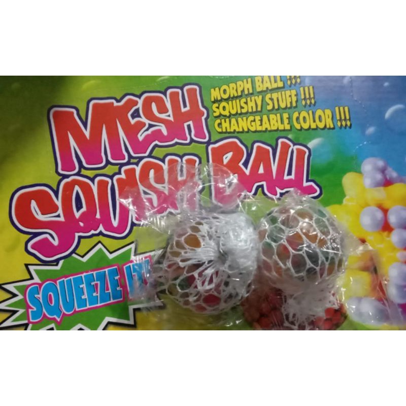 Bola Squishy Slime Ball Mini Flash Rainbow ANTI STRESS