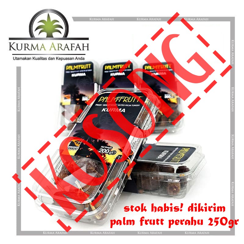 Kurma Palm Fruit 200gr / Palm Frutt / Kurma Tunisia Tangkai Original
