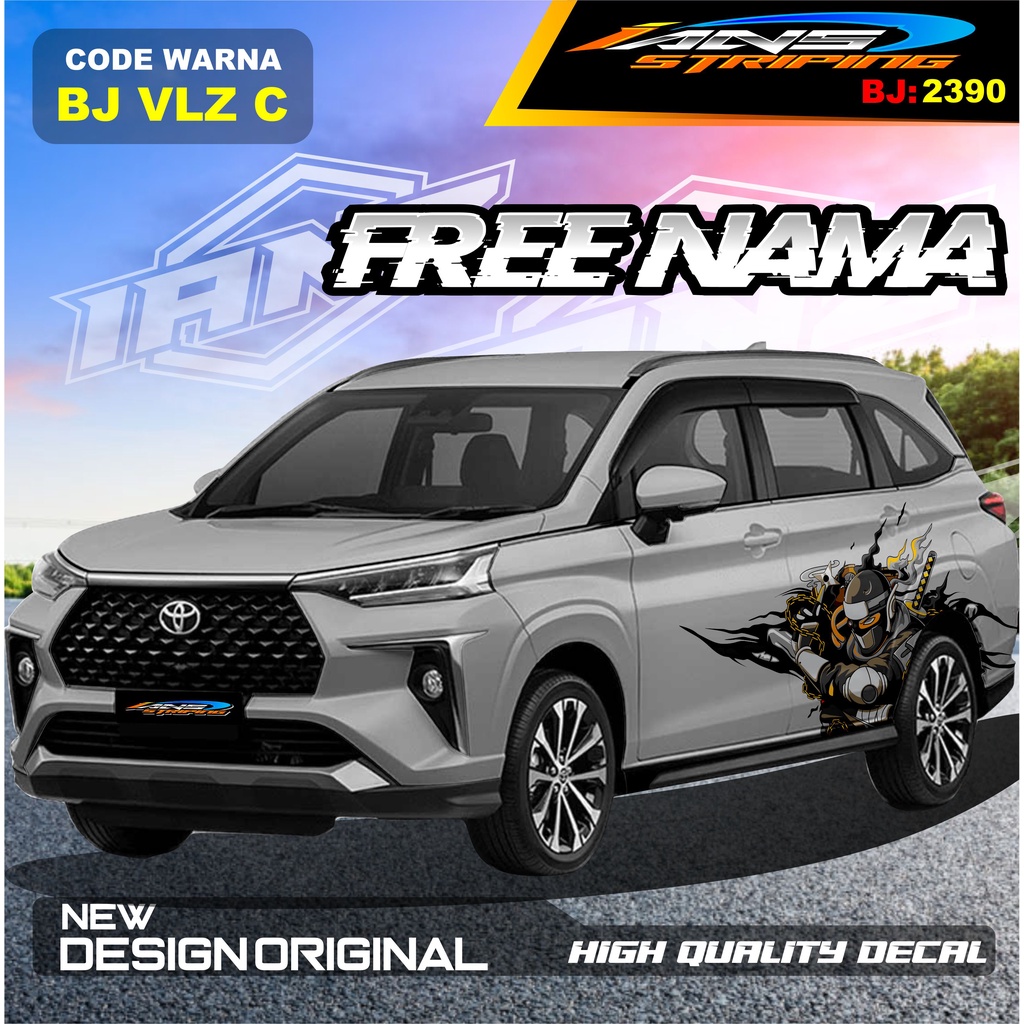 VARIASI STIKER MOBIL AVANZA VELOZ / VARIASI STIKER MOBIL XENIA REBORN / STICKER DECAL MOBIL PAJERO / STIKER MOBIL