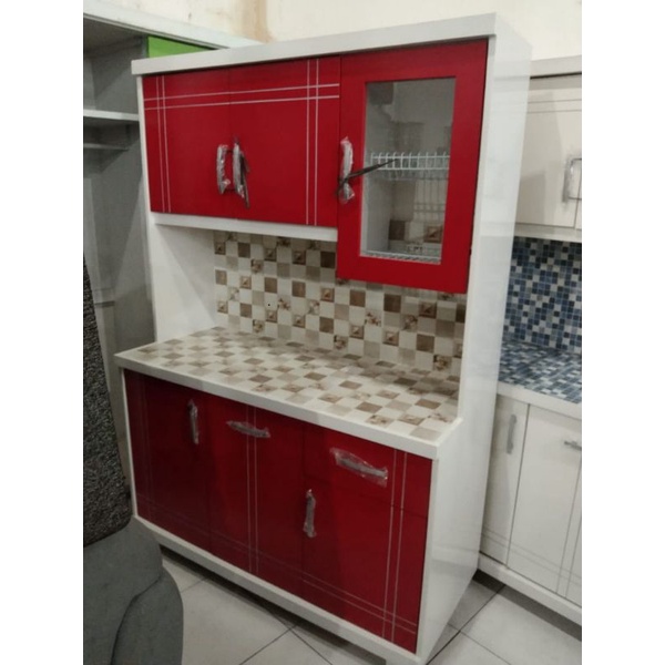 RAK PIRING KAYU 3PINTU UNTUK KOTA CIREBON