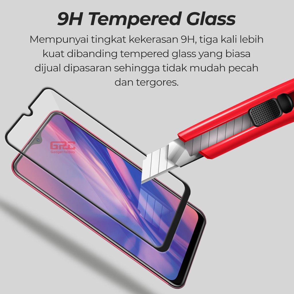 Tempered Glass VIVO Y11 HOGO Full Cover Anti Gores Kaca